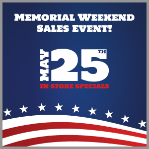 Memorial Weekend Sales Event