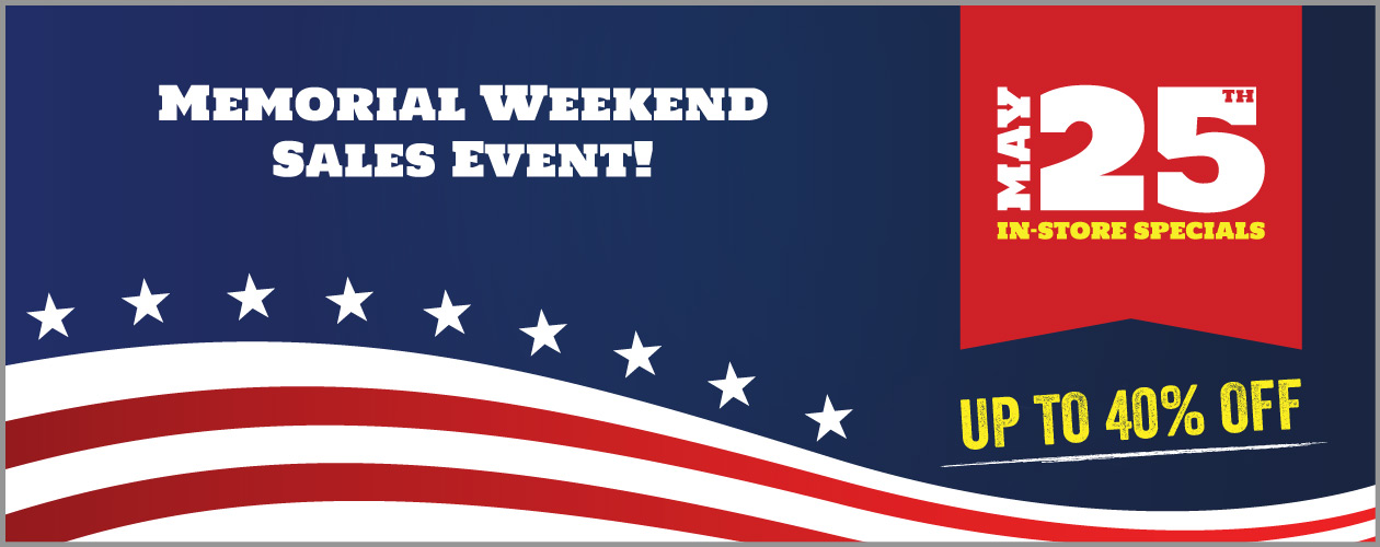 Memorial Weekend Sales Event